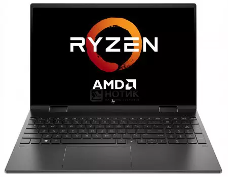 Ноутбук HP Envy x360 15-ee0021ur (15.60 IPS (LED)/ Ryzen 7 4700U 2000MHz/ 16384Mb/ SSD / AMD Radeon Graphics 64Mb) MS Windows 10 Home (64-bit) [47G06EA]