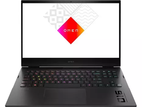 Ноутбук HP Omen 16-b0032ur 4E1R6EA (16.1", Core i7 11800H, 16Gb/ SSD 1024Gb, GeForce® RTX 3060 для ноутбуков) Черный