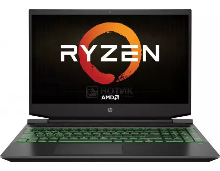 Ноутбук HP Pavilion Gaming 15-ec1061ur (15.60 IPS (LED)/ Ryzen 5 4600H 3000MHz/ 16384Mb/ SSD / NVIDIA GeForce® GTX 1650 4096Mb) MS Windows 10 Home (64-bit) [22N70EA]