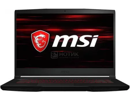 Ноутбук MSI GF63 9SCXR-458RU Thin (15.60 IPS (LED)/ Core i5 9300H 2400MHz/ 8192Mb/ SSD / NVIDIA GeForce® GTX 1650 в дизайне MAX-Q 4096Mb) MS Windows 10 Home (64-bit) [9S7-16R412-458]