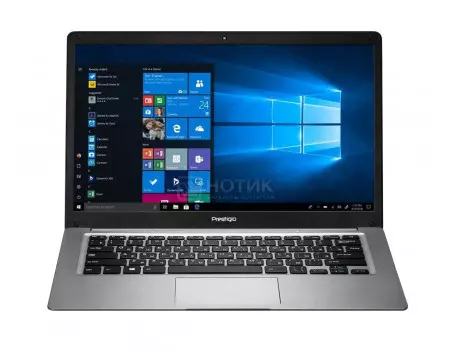 Ноутбук Prestigio SmartBook 141 C3 (14.10 TN (LED)/ Atom Quad-Core Z8350 1440MHz/ 2048Mb/ SSD / Intel HD Graphics 400 64Mb) MS Windows 10 Home (64-bit) [PSB141C03BFH_DG_CIS]