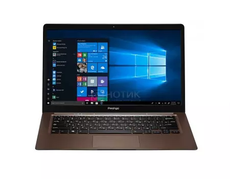 Ноутбук Prestigio SmartBook 141 C3 (14.10 TN (LED)/ Atom Quad-Core Z8350 1440MHz/ 2048Mb/ SSD / Intel HD Graphics 400 64Mb) MS Windows 10 Home (64-bit) [PSB141C03BGH_DB_CIS]