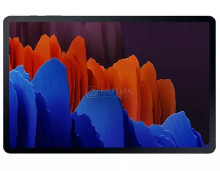 Планшет Samsung Galaxy TAB S7+ 12.4 LTE SM-T975 128Gb Mystic Black (Android 10.0/SDM865 Plus 3090MHz/12.40" 2800x1752/6144Mb/128Gb/4G LTE ) [SM-T975NZKASER]