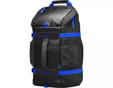 Рюкзак 15.6” HP Black Blue Odyssey Backpack, Y5Y50AA, Полиэстер, Черный/Синий