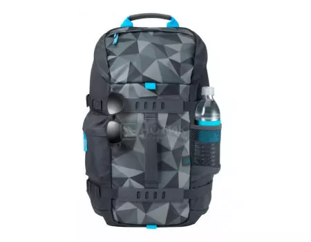 Рюкзак 15.6” HP Facet Grey Odyssey Backpack, 5WK93AA, Полиэстер, Серый