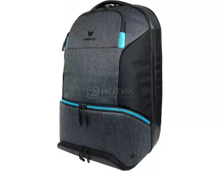 Рюкзак 15,6" Acer Predator Hybrid Backpack, Полиэстер, Черный/Синий NP.BAG1A.291