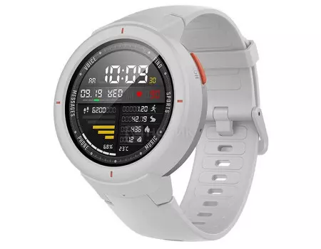 Смарт-часы Amazfit Verge, BT, NFC, 390 мАч, IP68, Белый 6970100371536