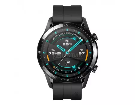 Смарт-часы Huawei Watch GT2 Latona-B19S 46mm Sport Matte Black, Bluetooth, 455 мАч Черный 55024335