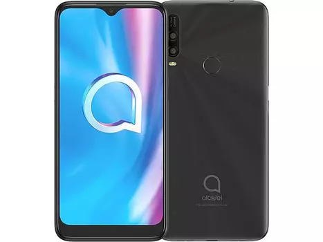 Смартфон Alcatel 1SE light 4087U 2/32Gb Gray (Android 10.0, SC9863A, 6.22", 2048Mb/32Gb 4G LTE ) [4087U-2AALRU12]