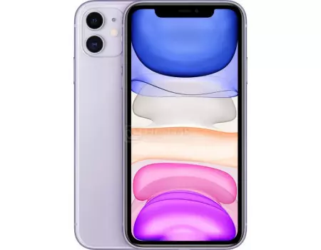 Смартфон Apple iPhone 11 256Gb Purple (iOS 13/A13 Bionic 2650MHz/6.10" 1792x828/4096Mb/256Gb/4G LTE ) [MWMC2RU/A]