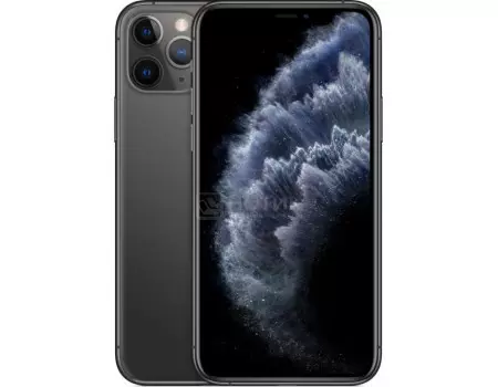 Смартфон Apple iPhone 11 Pro 256Gb Space Gray (iOS 13/A13 Bionic 2650MHz/5.80" 2436x1125/4096Mb/256Gb/4G LTE ) [MWC72RU/A]