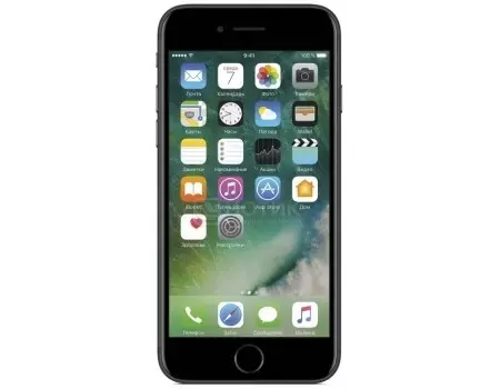 Смартфон Apple iPhone 7 128Gb Black (iOS 10/A10 Fusion 2340MHz/4.70" 1334x750/2048Mb/128Gb/4G LTE ) [MN922RU/A]