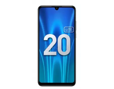 Смартфон Honor 20 Lite 128Gb Midnight Black (Android 9.0 (Pie)/Kirin 710 2200MHz/6.15" 2312x1080/4096Mb/128Gb/4G LTE ) [51095BKF]