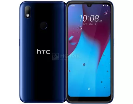 Смартфон HTC Wildfire E1 Plus 32Gb Blue (Android 9.0 (Pie)/MT6763 2000MHz/6.09" 1560x720/3072Mb/32Gb/4G LTE ) [WILDFARE E1 PLUS BLUE]