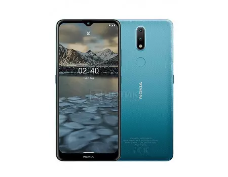 Смартфон Nokia 2.4 2/32Gb Blue (Android 10.0/MT6762 2000MHz/6.50" 1600x720/2048Mb/32Gb/4G LTE ) [719901126621]