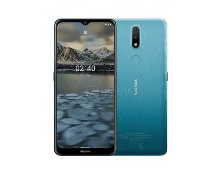 Смартфон Nokia 2.4 3/64Gb Blue (Android 10.0/MT6762 2000MHz/6.50" 1600x720/3072Mb/64Gb/4G LTE ) [719901126591]