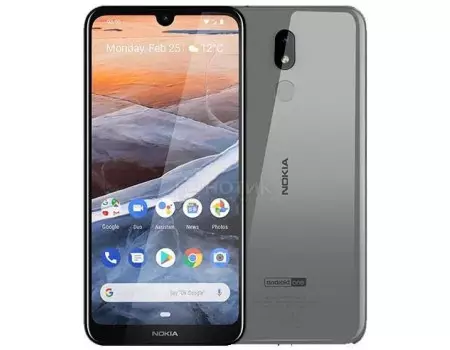 Смартфон Nokia 3.2 DS 16Gb Steel (Android 9.0 (Pie)/SDM429 1800MHz/6.26" 1520x720/2048Mb/16Gb/4G LTE ) [719901074961]