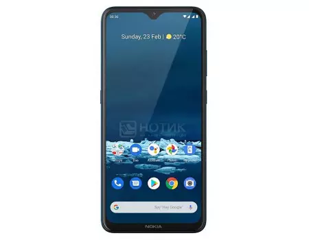 Смартфон Nokia 5.3 DS 4/64Gb Cyan (Android 10.0/SDM665 2000MHz/6.55" 1600x720/4096Mb/64Gb/4G LTE ) [6830AA003764]