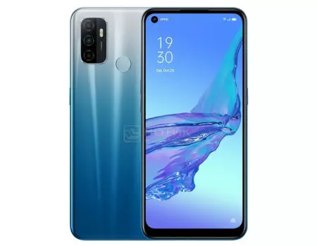 Смартфон OPPO A53 4/64Gb Fancy Blue (Android 10.0/SDM460 1800MHz/6.50" 1600x720/4096Mb/64Gb/4G LTE ) [6944284670976]