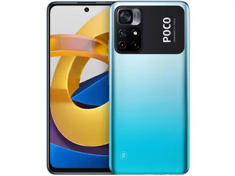 Смартфон POCO M4 Pro 5G 4/64Gb Холодный синий (Android 11.0, Dimensity 700, 6.6", 4096Mb/64Gb 5G ) [36498]