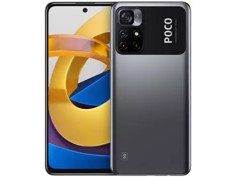 Смартфон POCO M4 Pro 5G 6/128Gb Заряженный черный (Android 11.0, Dimensity 700, 6.6", 6144Mb/128Gb 5G ) [36519]