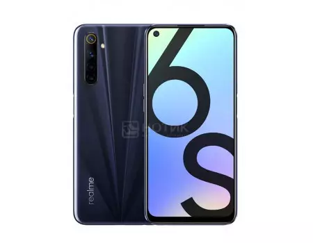 Смартфон Realme 6s RMX2002 6/128Gb Eclipse Black (Android 10.0/Helio G90T 2000MHz/6.50" 2400x1080/6144Mb/128Gb/4G LTE ) [5985988]