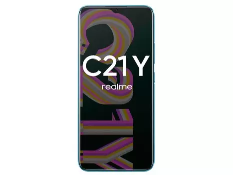 Смартфон Realme C21-Y RMX3263 4/64Gb Cross Blue (Android 11.0, Tiger T610, 6.5", 4096Mb/64Gb 4G LTE ) [5999598]