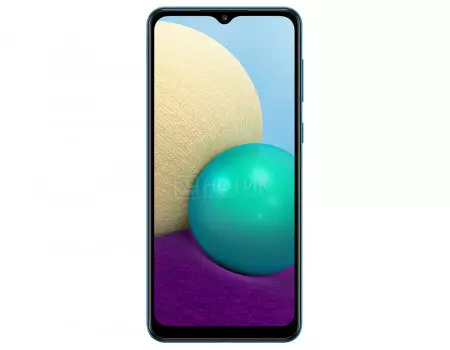 Смартфон Samsung Galaxy A02 SM-A022G Blue (Android 10.0/MT6739WW 1500MHz/6.50" 1600x720/2048Mb/32Gb/4G LTE ) [SM-A022GZBBSER]