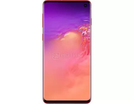 Смартфон Samsung Galaxy S10 128Gb SM-G973F Cardinal Red (Android 9.0 (Pie)/Exynos 9820 2700MHz/6.10" 3040x1440/8192Mb/128Gb/4G LTE ) [SM-G973FZRDSER]