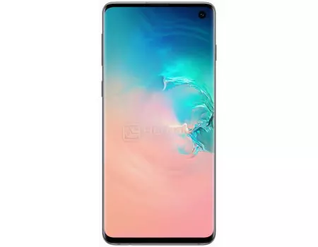 Смартфон Samsung Galaxy S10 128Gb SM-G973F Prism White (Android 9.0 (Pie)/Exynos 9820 2700MHz/6.10" 3040x1440/8192Mb/128Gb/4G LTE ) [SM-G973FZWDSER]