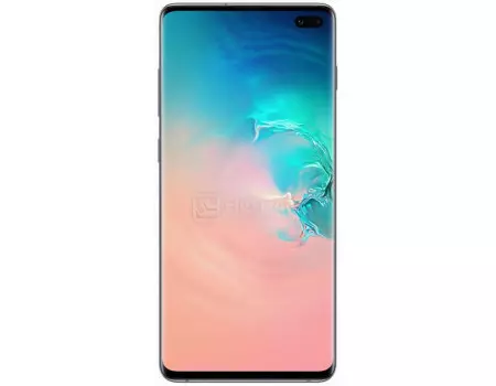 Смартфон Samsung Galaxy S10+ 128Gb SM-G975F Prism White (Android 9.0 (Pie)/Exynos 9820 2700MHz/6.40" 3040x1440/8192Mb/128Gb/4G LTE ) [SM-G975FZWDSER]