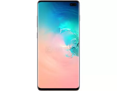 Смартфон Samsung Galaxy S10+ 1Tb SM-G975F Ceramic White (Android 9.0 (Pie)/Exynos 9820 2700MHz/6.40" 3040x1440/12288Mb/1024Gb/4G LTE ) [SM-G975FCWHSER]