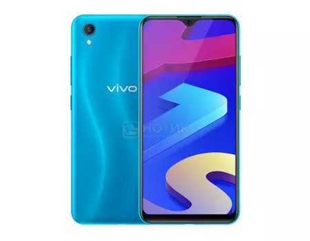 Смартфон Vivo Y1s 32Gb Ripple Blue (Android 10.0/MT6765 2300MHz/6.22" 1520x720/2048Mb/32Gb/4G LTE ) [5655727]