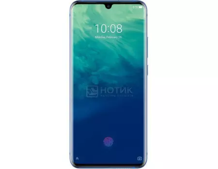 Смартфон ZTE Axon 10 Pro 128Gb Blue (Android 9.0 (Pie)/SDM855 2840MHz/6.30" 2340x1080/6144Mb/128Gb/4G LTE ) [ZTE-AXON10.PRO.BL]