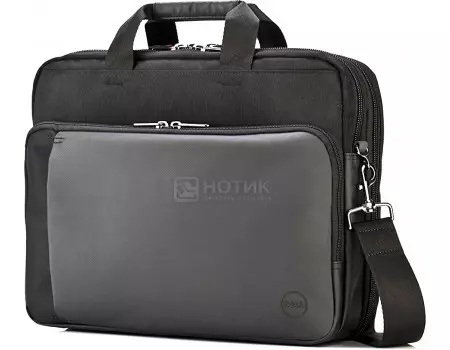Сумка 13,3” Dell Premier Briefcase, Синтетика, Черный/Серый 460-BBNK