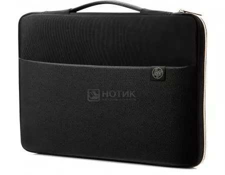 Сумка-чехол 17,3” HP Carry Sleeve, 3XD37AA, Синтетика, Черный/Золотистый