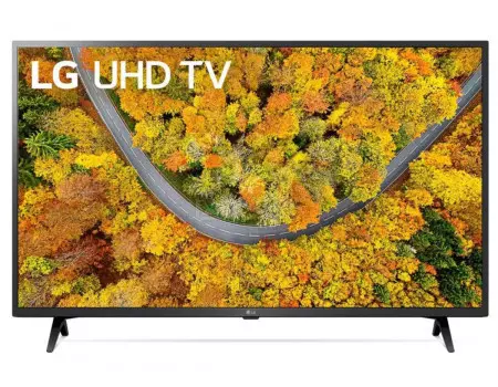 Телевизор LG 43 LED, UHD, Smart TV (webOS), Звук (2x10 Вт), 2xHDMI, 1xUSB, 1xRJ-45, Черный, 43UP76006LC