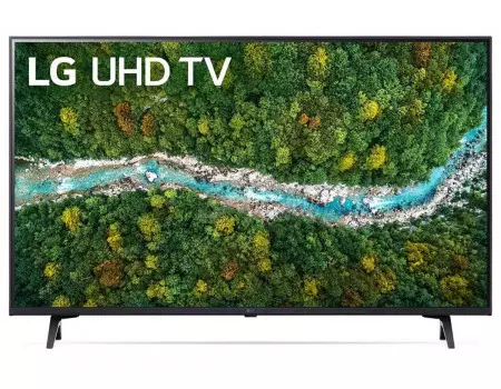Телевизор LG 43 LED, UHD, Smart TV (webOS), Звук (2x10 Вт), 2xHDMI, 1xUSB, 1xRJ-45, Черный, 43UP77506LA