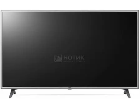 Телевизор LG 49 LED, Full HD, Smart TV (webOS), Звук (20 Вт (2x10 Вт)), 3xHDMI, 2xUSB, 1xRJ-45, PMI 100 Черный/Серебристый, 49LK6100PLA