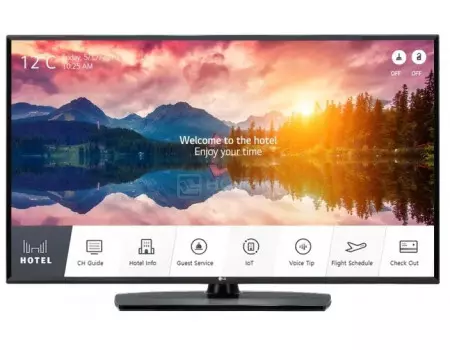 Телевизор LG 49 LED, UHD, IPS. Smart TV (webOS), Звук (20 Вт (2x10 Вт)), 3xHDMI, 2xUSB, 1xRJ-45, COM, Черный, 49UT661H