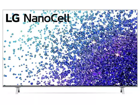 Телевизор LG 50 LED, UHD, NanoCell, Smart TV (webOS), Звук (2x10 Вт), 3xHDMI, 2xUSB, 1xRJ-45, Серый, 50NANO776PA