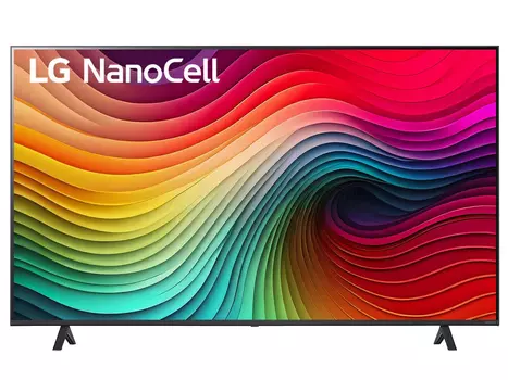 Телевизор LG 55 LED, UHD, NanoCell, Smart TV (webOS), Звук (20 Вт (2x10 Вт)), 3xHDMI, 2xUSB, 1xRJ-45, Черный, 55NANO80T6A.ARUB