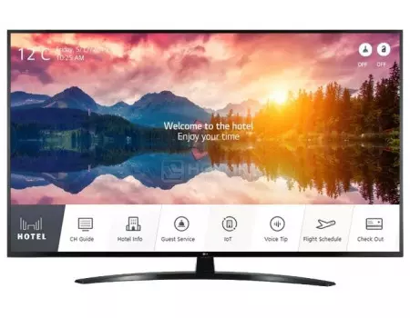 Телевизор LG 65 LED, UHD, IPS. Smart TV (webOS), Звук (20 Вт (2x10 Вт)), 3xHDMI, 2xUSB, 1xRJ-45, COM, Черный, 65UT661H