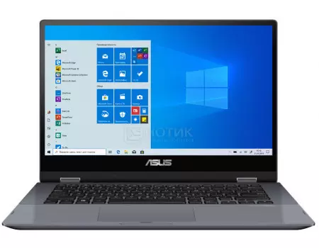 Ультрабук ASUS VivoBook Flip TP412FA-EC141T (14.00 IPS (LED)/ Core i3 8145U 2100MHz/ 4096Mb/ SSD / Intel UHD Graphics 620 64Mb) MS Windows 10 Home (64-bit) [90NB0N31-M05740]