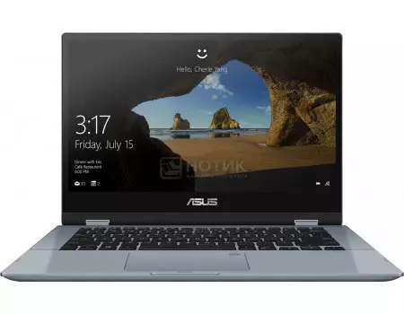 Ультрабук ASUS VivoBook Flip TP412FA-EC260T (14.00 IPS (LED)/ Core i3 8145U 2100MHz/ 4096Mb/ SSD / Intel UHD Graphics 620 64Mb) MS Windows 10 Home (64-bit) [90NB0N32-M06100]