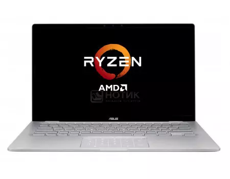 Ультрабук ASUS Zenbook 14 UM433IQ-A5037T (14.00 IPS (LED)/ Ryzen 5 4500U 2300MHz/ 8192Mb/ SSD / NVIDIA GeForce® MX350 2048Mb) MS Windows 10 Home (64-bit) [90NB0R89-M01060]