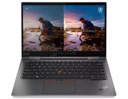 Ультрабук Lenovo ThinkPad X1 Yoga 5 (14.00 IPS (LED)/ Core i7 10510U 1800MHz/ 16384Mb/ SSD / Intel UHD Graphics 64Mb) MS Windows 10 Professional (64-bit) [20UB002VRT]