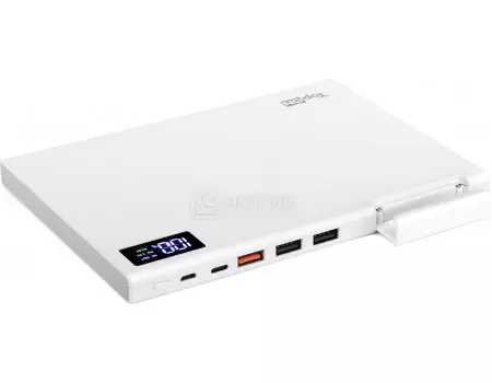 Универсальный внешний аккумулятор TopON TOP-MAX2/W для смартфонов, планшетов, цифровой техники на 30000mAh (111 Wh) Белый