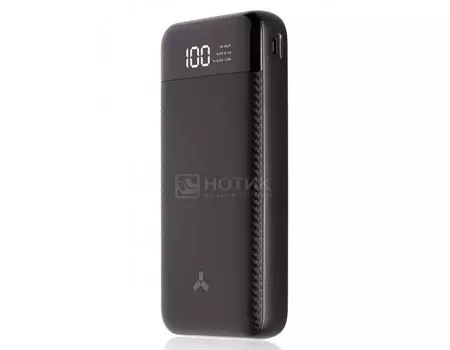 Внешний аккумулятор Accesstyle Arsenic 20PQD, 20000 мАч, 12V/3A (макс), 2xUSB, USB Type-C, Черный, Arsenic 20PQD