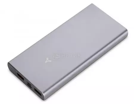 Внешний аккумулятор Accesstyle Charcoal II 20MPQ, 10000 мАч, 3А +2А, 2xUSB, USB Type-C, Серый, Charcoal II 10MPQP